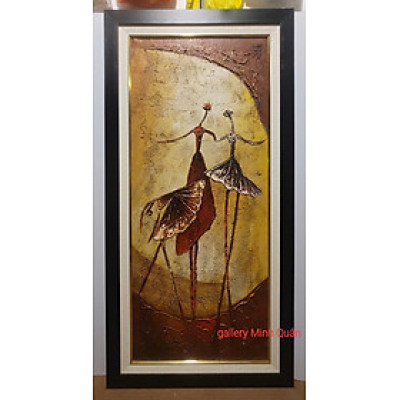 TRANH VẼ SƠN DẦU CAO CẤP - TRỪU TƯỢNG VŨ ĐIỆU SAMPA