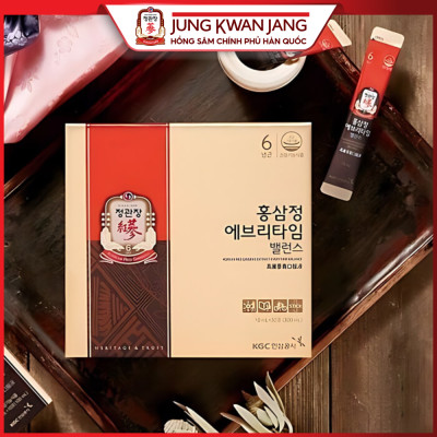 Nước Hồng Sâm Pha Sẵn KGC Jung Kwan Jang Everytime Balance 30 Gói