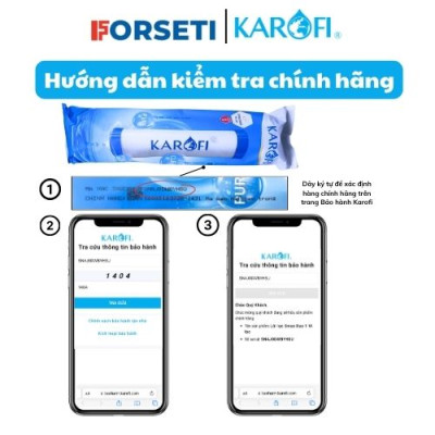 Lõi lọc Karofi số 8 (Lõi Hồng ngoại) - Chính Hãng