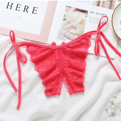 Quần lót nữ dây buộc 2 bên lọt khe đính nơ