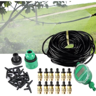 Bộ kit phun sương đồng kèm van hẹn giờ pin