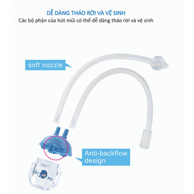 Hút Mũi Dây (Silicone Mềm) cho bé Ku.Ku Duckbill