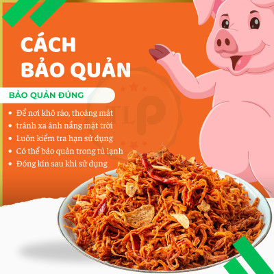KHÔ HEO CHÁY TỎI TÂN LỘC PHÁT BỊCH 100G