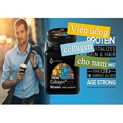 Collagen cho nam Youtheory Mỹ hỗ trợ sức khỏe tổng thể cho: xương khớp, da, móng, gân, dây chằng, cơ bắp, tim mạch và tăng sức đề kháng-OZ Slim Store