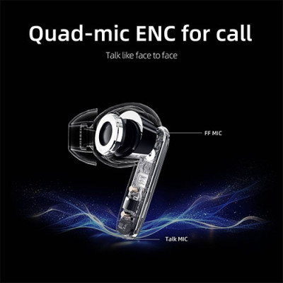Tai nghe Bluetooth True Wireless QCY T13 ANC2 BH23HT09A - Hàng chính hãng