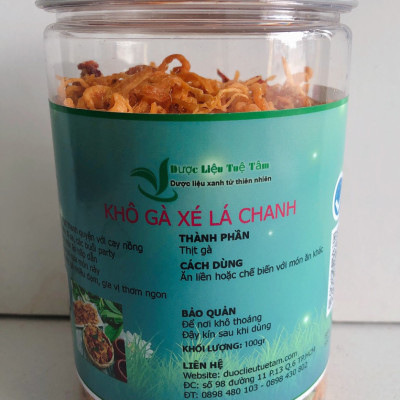 Khô gà xe lá chanh loại thượng hạng cay té lưởi (1kg)