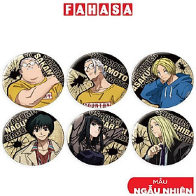 Huy Hiệu Sakamoto Days 02 - Sunrisepop SDAC002 (Mẫu Sản Phẩm Giao Ngẫu Nhiên)