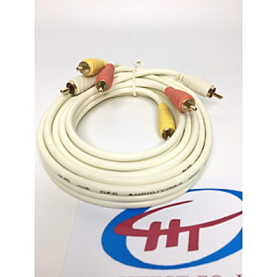 dây av 3 đầu hoa sen ,đồng nguyên chất ,Hàng Chính Hãng.