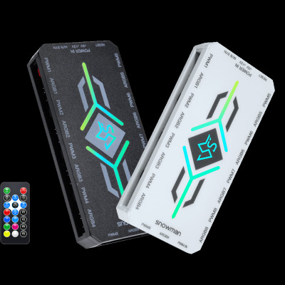 BỘ ĐIỀU KHIỂN HUB FAN ARGB V1 MAGIC SNOWMAN - Hàng chính hãng