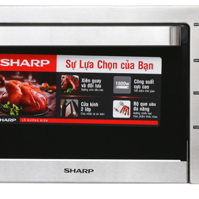 Lò nướng Sharp EO-A384RCSV-ST 38 lít, Công suất 1800W - Hàng chính hãng
