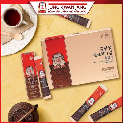 Nước Hồng Sâm Pha Sẵn KGC Jung Kwan Jang Everytime Balance 30 Gói