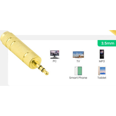 Jack cắm micro 6.5 sang 3.5 mm hát karaoke bằng điện thoại 130 - Hàng Nhập Khẩu