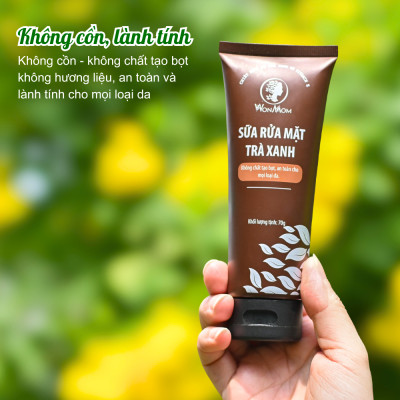 Bộ dưỡng trắng, sạch thâm mụn Wonmom ( 1 Sữa rửa mặt + 1 Mặt nạ nghệ )