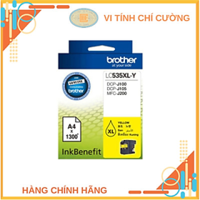 Mực In Brother LC 535XL-Y (Vàng) - Hàng Chính Hãng