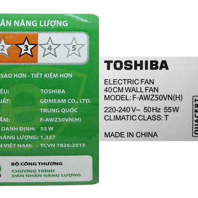 Quạt treo Toshiba F-AWZ50VN(H) - Hàng chính hãng