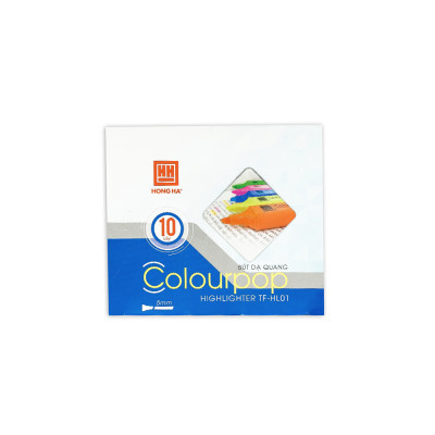 Bút dạ quang Hồng Hà TF - HL01 - 6599C (15 cái) Màu cam