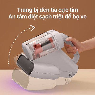 Máy hút bụi nệm giường DEERMA CM980 cao cấp lực hút 13000Pa - Hàng nhập khẩu