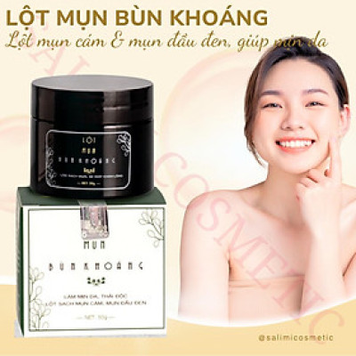 Lột Mụn Bùn Khoáng Quyên Lara 50g, Lột Mụn Cám, Mụn Đầu Đen, Làm Sạch Mụn, Se Khít Lỗ Chân Lông