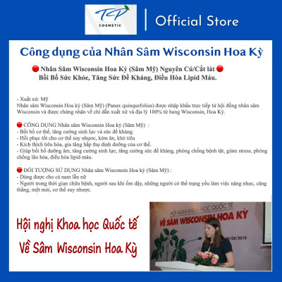 [Freeship Xtra] Nhân Sâm Wisconsin Hoa Kỳ (Sâm Mỹ), Loại 4 tuổi – Nguyên Củ: Tăng Sức Đề Kháng, Bồi Bổ Cơ Thể