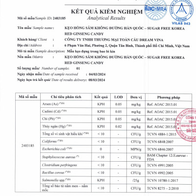 Combo 2 Kẹo Hồng Sâm Hàn Quốc Không Đường Ginseng House 500g - Giảm Mệt Mỏi & Căng Thẳng