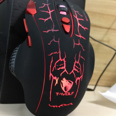 Chuột Gaming T-Wolf G550 Led USB - Hàng Chính Hãng