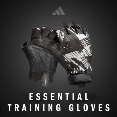 Găng Tay Thể Thao ADIDAS ADGB-1500AB Essential Training Gloves - Phụ Kiện Thể Thao Chính Hãng