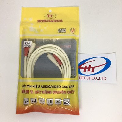 dây av 2 đầu bông sen , đồng nguyên chất , Hàng Chính Hãng.