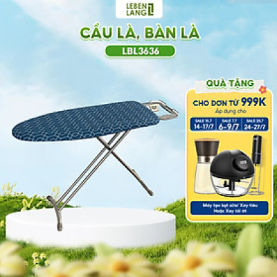 Bàn để ủi quần áo khung bằng thép Lebenlang LBB363