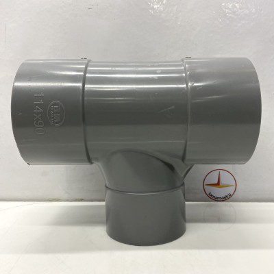 Tê cong giảm 114 x 90 nhựa PVC Bình Minh_TC114x90