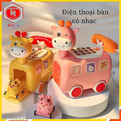 Đồ Chơi Điện Thoại, Có Nhạc, Có Đèn, Điện Thoại Hình Hươu, Đồ Chơi Cho Bé Trai, Bé Gái, Đồ Chơi Trẻ Em HT SYS