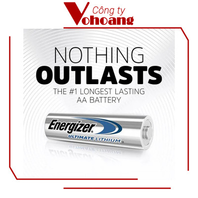 Pin AA Energizer Ultimate Lithium L91 - Vỉ 2 viên