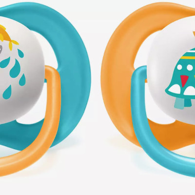 Hộp 02 ty ngậm Philips AVENT Ultra Air hình thú cho bé 6-18