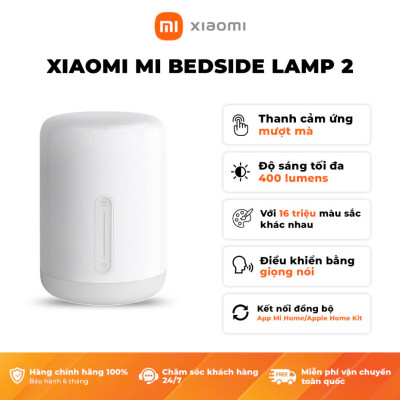 Đèn Ngủ Thông Minh Xiaomi Mi Bedside Lamp 2 MUE4093GL - Hàng Chính Hãng
