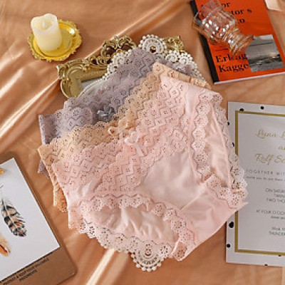 COMBO 5 QUẦN THUN LẠNH VIỀN REN CẠP CHÉO 1720