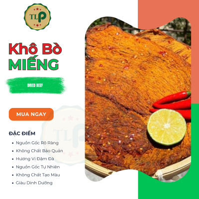KHÔ BÒ MIẾNG TÂN LỘC PHÁT ÍT CAY 1KG