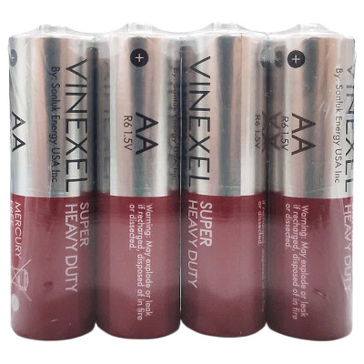 Vỉ 4 Pin Carbon AA Vinexel - Voniko