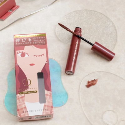Mascara chống lem trôi màu nâu hồng - Koji Dolly Wink My Best Mascara Pink Brown