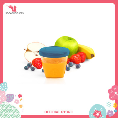 Bộ 6 hộp đựng thực phẩm Babymoov bằng nhựa (250ml)