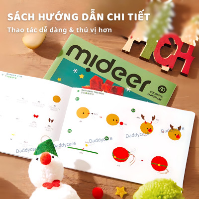 Vòng nguyệt quế noel Mideer Christmas wreath quà giáng sinh cho bé