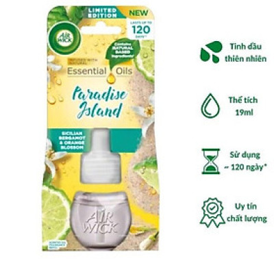 Chai tinh dầu cắm điện Air Wick Refill AWK2359 Sicilian Bergamot & Orange Bloossom 19ml (Hương hoa cam)