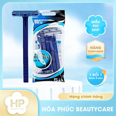 Dao Cạo Râu 2 Lưỡi Kép Kai 12532 - Besty BSTX-2PF2 (Set 5 cây)