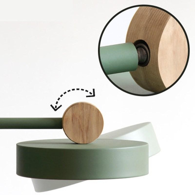 Đèn trần hiện đại MACARON 6 tay với 3 chế độ màu ánh sáng hiện đại