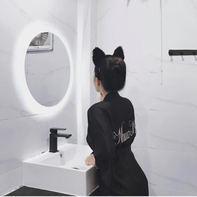 Áo choàng đơn giản đen/trắng