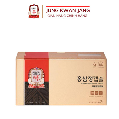 Viên Nhộng Hồng Sâm KGC Extract Capsule (600mg X 300 Viên)