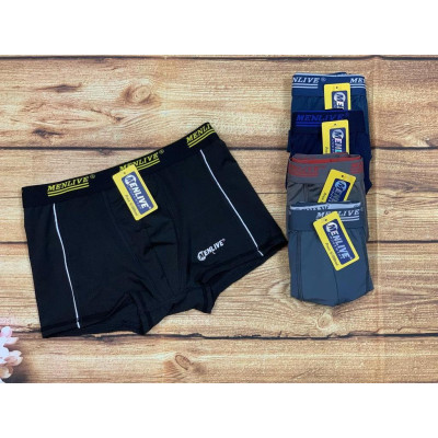 Combo 10 Quần Lót Đùi Nam Thun Lạnh Lưng Nhỏ Menlive ML3 – Mát Lạnh, Co Giãn 4 Chiều