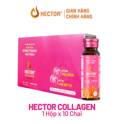 Nước Nấm Đông Trùng Hạ Thảo HECTOR Collagen bổ sung collagen, hỗ trợ làm đẹp da
