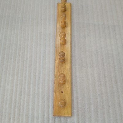 Giá treo quần áo gỗ N H home 6 móc màu tự nhiên 