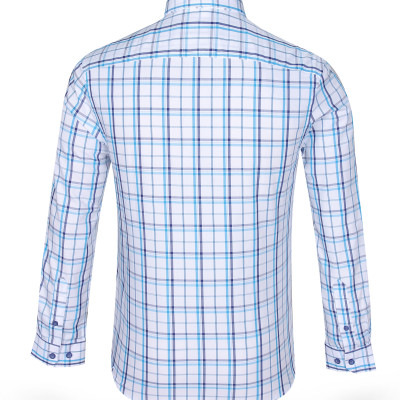 Áo sơ mi nam tay dài form ôm slim fit Khatoco A1MD468S1-CNCR292-2502-D