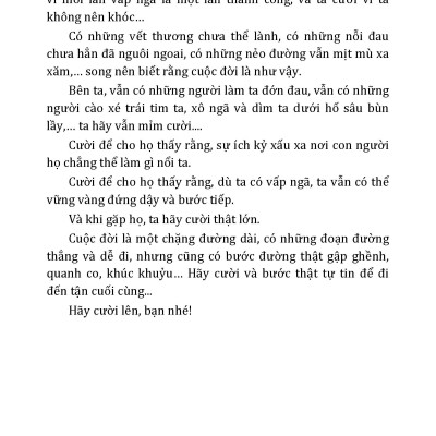 Hãy Để Nụ Cười Lên Tiếng (Tái bản 2025)