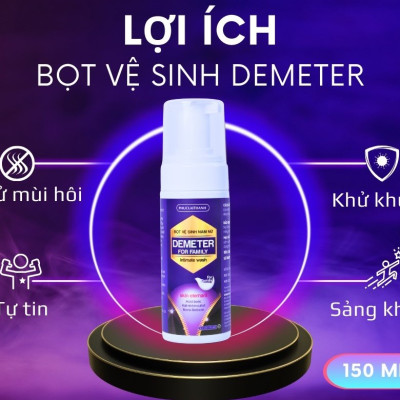 Dung dịch vệ sinh nữ nam tạo bọt Demeter 150ml ( Dùng cho cả nam và nữ )